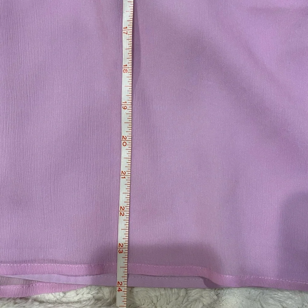 J Crew Pink Silk Sleeveless Women's Top size 14